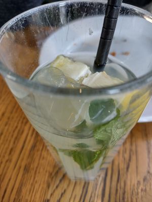 Homrmade lemonade at Calf & Bloom in Amsterdam