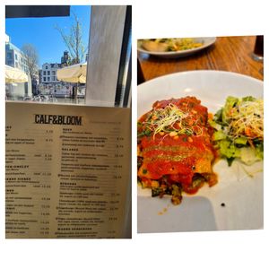 Lasagne at Calf & Bloom in Amsterdam