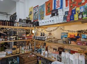 Deli items for sale at Bryter Moon Deli in Leicester