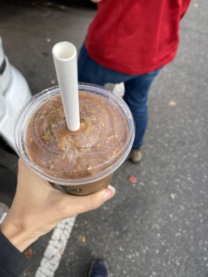 My mocha smoodie  at Lightbox Cafe in Philadelphia