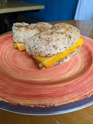 Bacon egg and cheese at Lightbox Cafe in Philadelphia