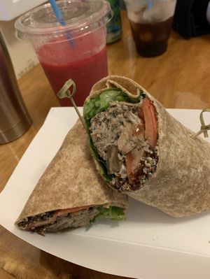 Dragón Mango and jackfruit wrap   at Lightbox Cafe in Philadelphia