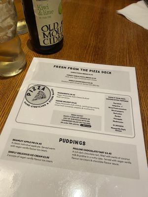 Vegan desserts  at Inn On The Green in Paignton