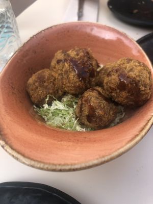 Croquetes de ceps  at Manpuk in Vilafranca Del Penedes