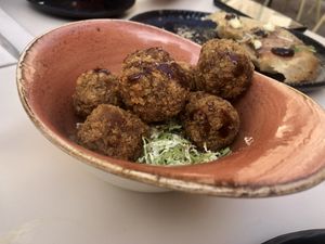 Croquetes de ceps  at Manpuk in Vilafranca Del Penedes