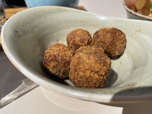 Croquetes de ceps  at Manpuk in Vilafranca Del Penedes