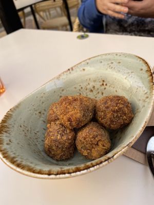 Croquetes de ceps  at Manpuk in Vilafranca Del Penedes
