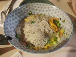 Vegan ramen at Manpuk in Vilafranca Del Penedes