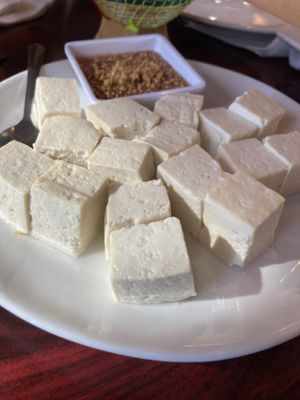 Steamed tofu for the kids  at My Thai in La Quinta