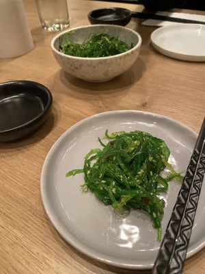 Seaweed salad at Maru Japanese Bistro in Toronto