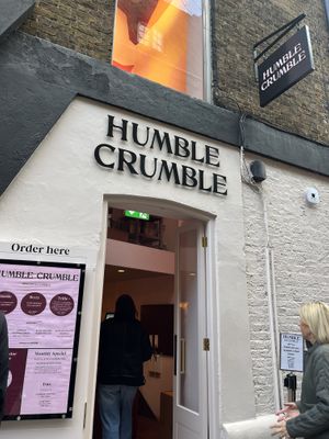 Outside seven dials market  at Humble Crumble in South East London