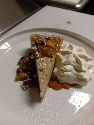 Apple cheesecake at Green Kitchen in Cleveland