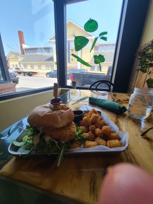 cute business!  at Green Kitchen in Cleveland