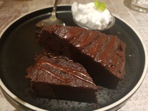 Chilli chocolate brownie #Veganuary at Turtle Bay  in Durham
