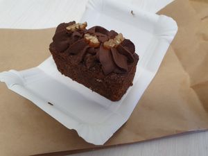 Banana cake at MOON in Zurich