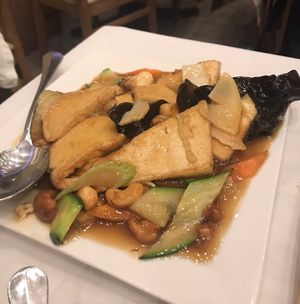Stufato di tofu e anacardi  at Shanghai Naturalmente in Padua