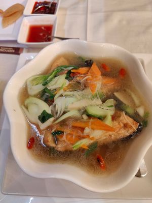 Brodo di tofu at Shanghai Naturalmente in Padua