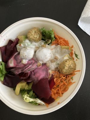 falafel bowl   at immergrün - Europa-Allee in Frankfurt