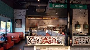 Lots of seating at Bombay Street Kitchen in Orlando
