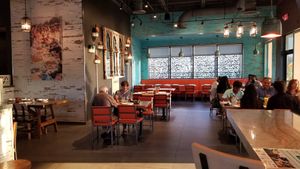 Nice decor at Bombay Street Kitchen in Orlando