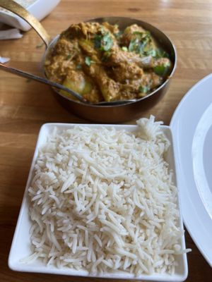 Baigan Mirchi Ka Salan  at Bombay Street Kitchen in Orlando