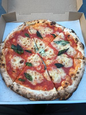 Vegan marg at Pizza Creature in Portland