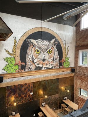 Inside  at Owl's Roost Brewing in Franklinton
