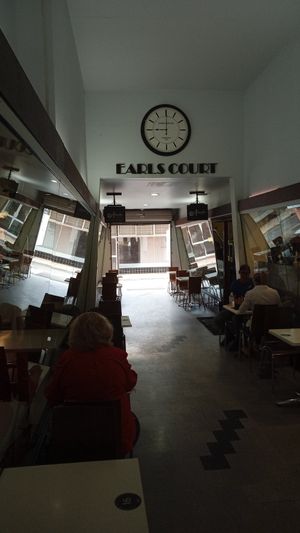 tables in Earls Court arcade at Alowishus Delicious in Bundaberg
