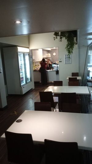 Inside counter for orders at Alowishus Delicious in Bundaberg