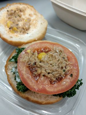 Omni Tuna & cucumber bun at Green Common Nexxus in Hong Kong Island