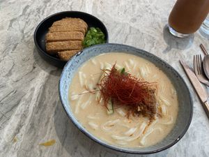 Dan Dan Udon noodles with Tonkatsu   at Green Common Nexxus in Hong Kong Island