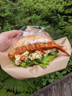 Don't be fooled by the "tail", it's a carrot at Ryokuyu Shokudou in Karuizawa