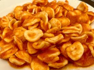 orecchiette pomodoro   at Baresana in Bari