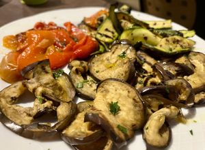 grilled vegetables   at Baresana in Bari