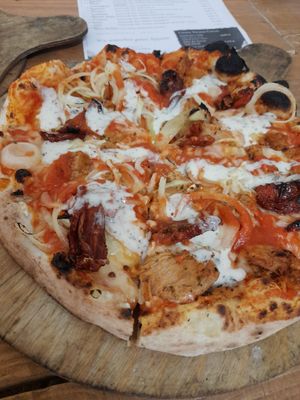 Pizza kebap at La Pizzeria - Paulo Azevedo in Woerth