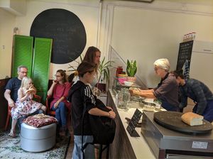 Shop inside at Garbanzo Hummus Bar in Nijmegen