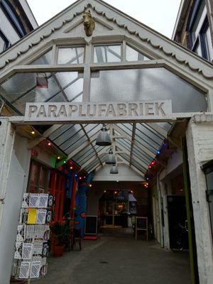 Entrance (Garbanzo is on the right) at Garbanzo Hummus Bar in Nijmegen