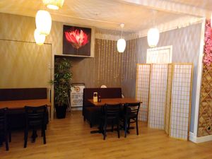 Interior at Hanami Sushi Bar in Angelholm