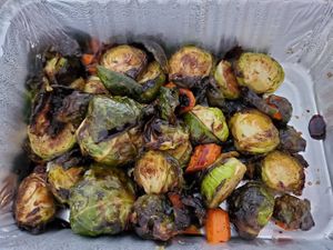 Brussel sprouts (no cheese) at Lago Bistro in Lago Vista