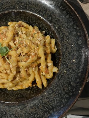 Busiate alla trapanese davvero ottime!   at FronteVilla in Trapani