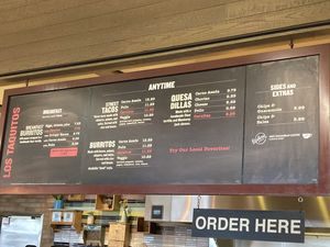 Menu  at PHX - Los Taquitos - T3 in Phoenix