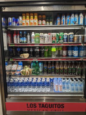 Beverage fridge at PHX - Los Taquitos - T3 in Phoenix