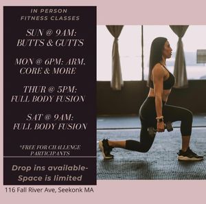 Drop in class schedule  at New Life Nutrition in Seekonk