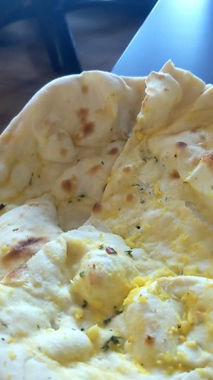 Garlic naan at Darshan Nepal in Cannock