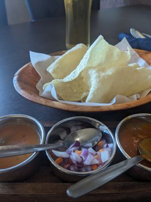 Sauces at Darshan Nepal in Cannock