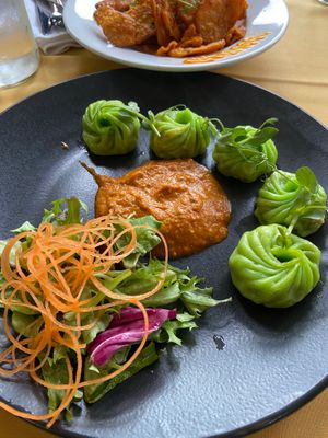 Vegetable Momo at Darshan Nepal in Cannock