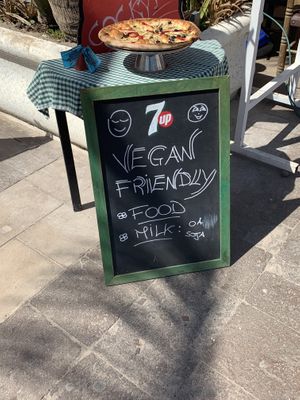 Vegan options! at Ristorante 377 in Gran Canaria
