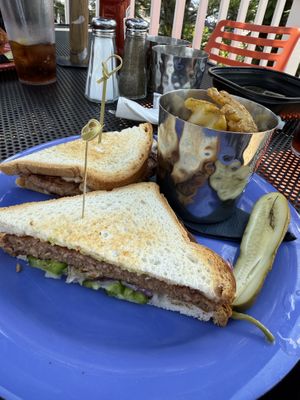 Vegan patty melt  at The Friendly Toast in Danvers