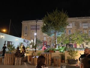 More outside at Balzunetta Restaurant in Floriana