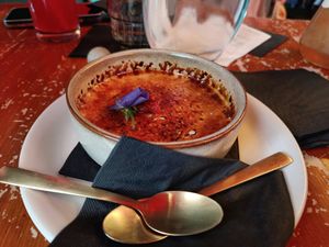 Creme brulee at BIGFAN in Dublin